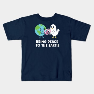 Bring Peace to the Earth Kids T-Shirt